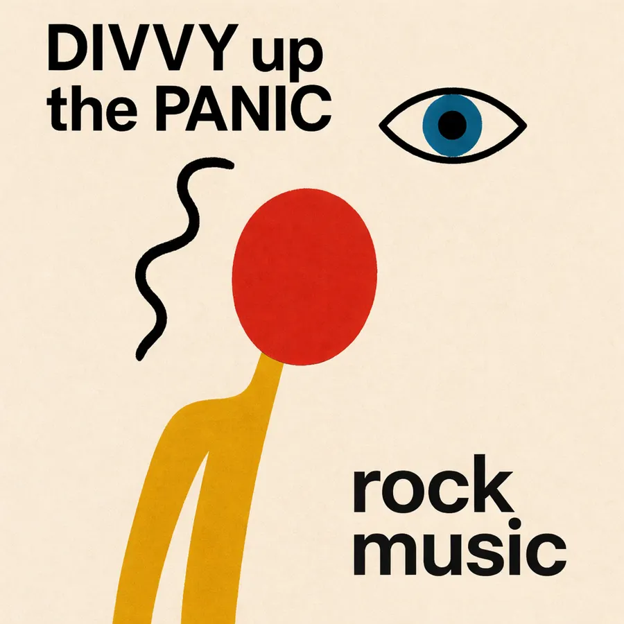 DIVVY up the PANIC — self-titled LP album art